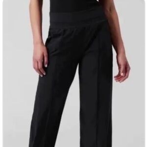Athleta Nolita Black High-Waisted Wide-Leg Pants
